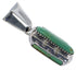 Turquoise Jewelry Sterling Silver Slide Pendant EX28780